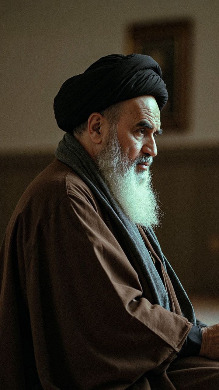 تصویر باکیفیت امام خمینی رحمت الله علیه